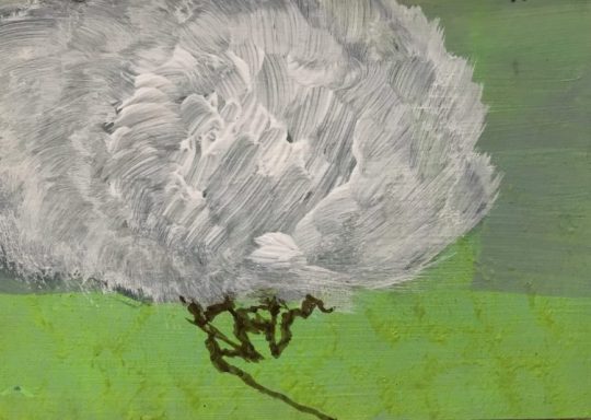 Acryl auf Papier · 14,8 cm x 10,5 cm