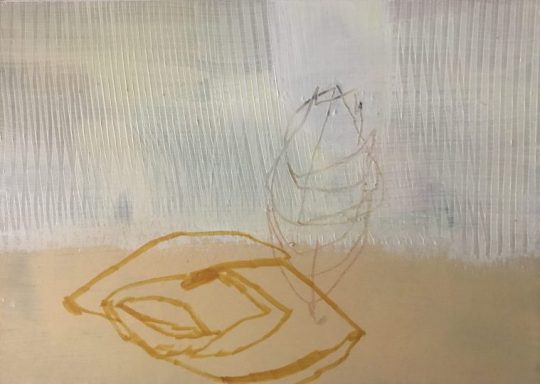 Acryl auf Papier · 14,8 cm x 10,5 cm